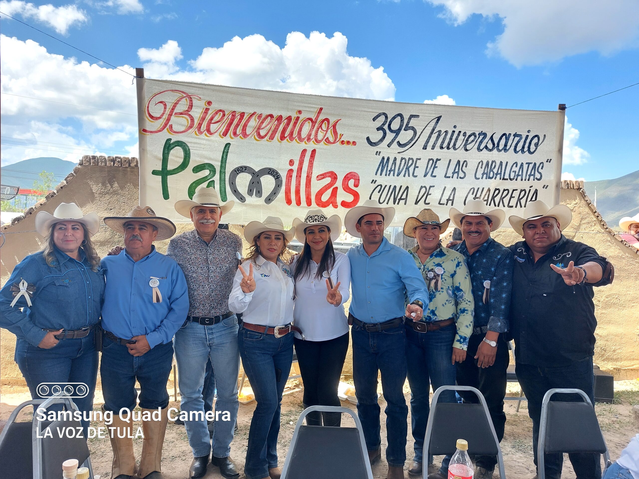 Con cabalgata, callejoneada y peregrinación, conmemoran el 395 aniversario de la fundación de Palmillas