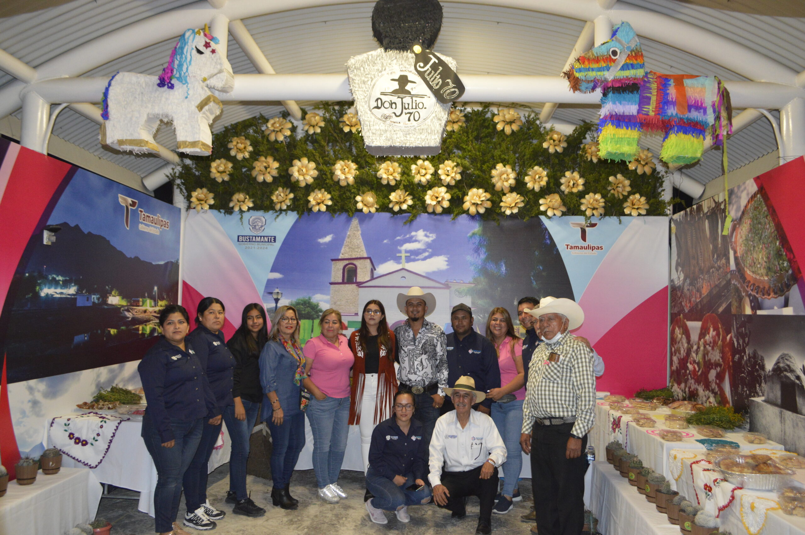 Bustamante presente en la Feria Tamaulipas 2022
