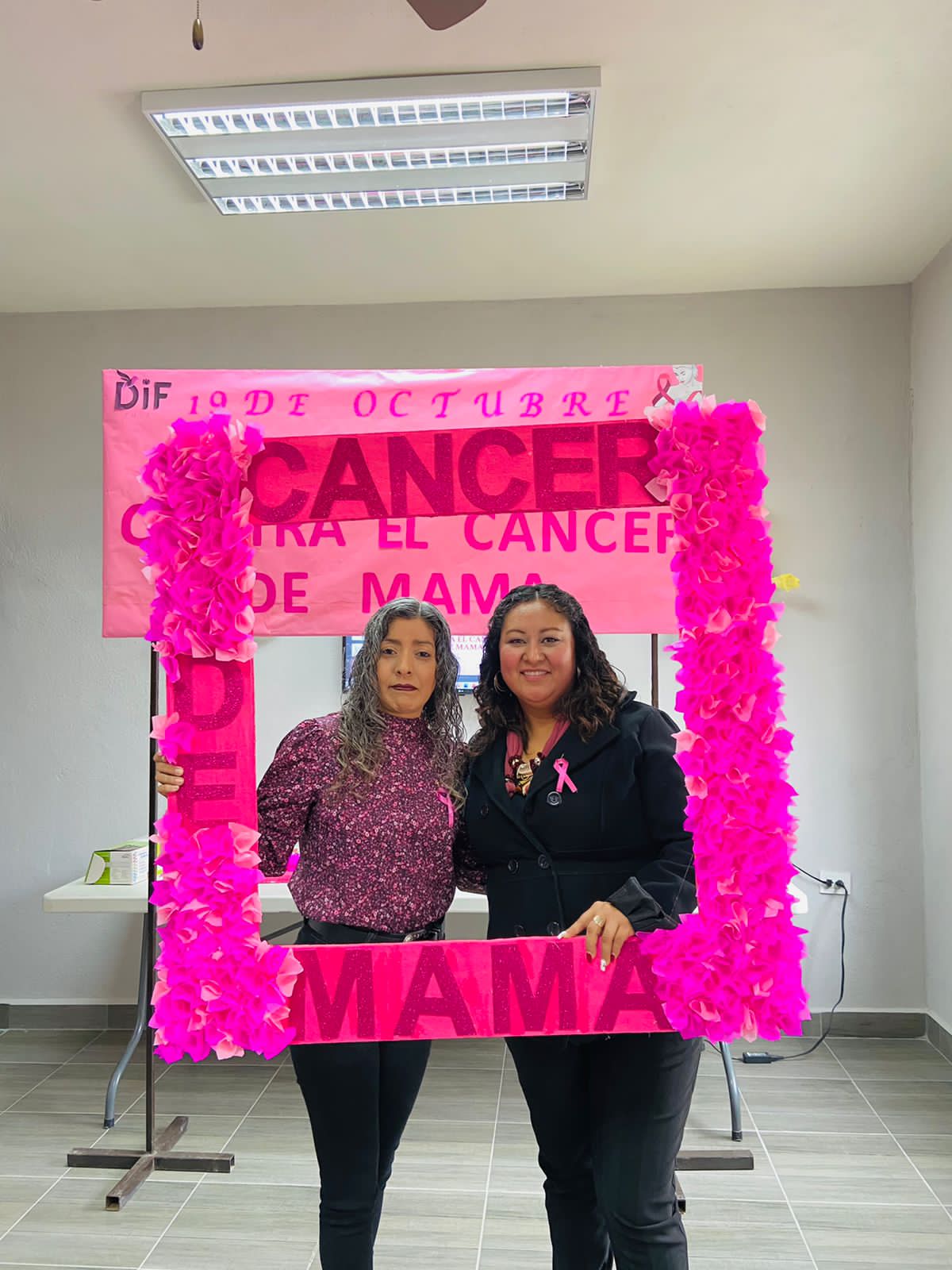 DIF Tula anuncia actividades de la lucha contra el cáncer de mama.